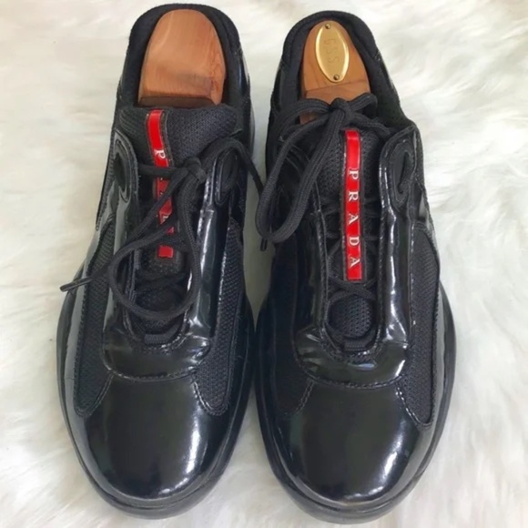 Prada Black Lace Shoes Sz 6.5